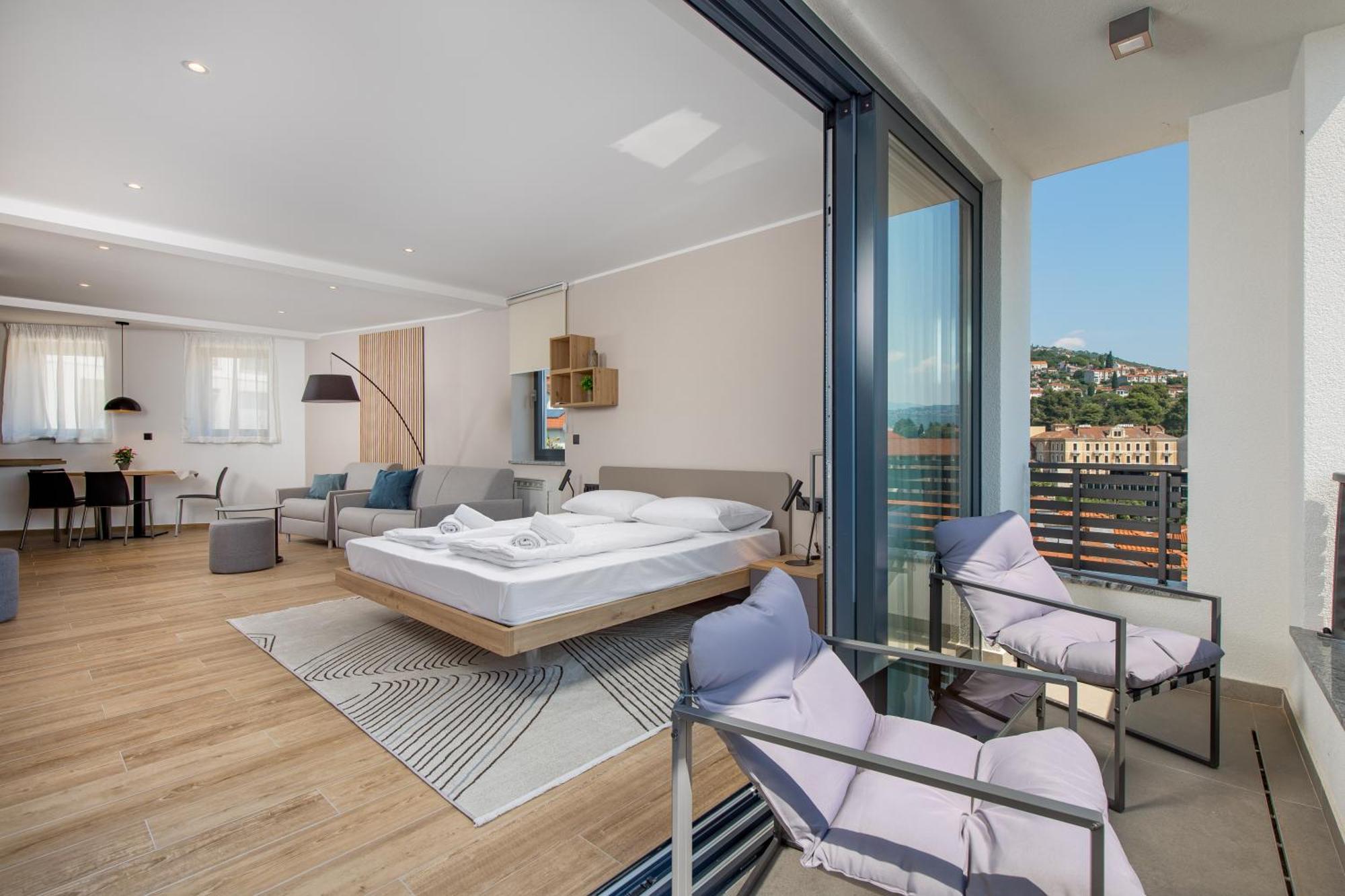 Belinda Apartments With Balcony & Private Parking Opatija Exteriér fotografie
